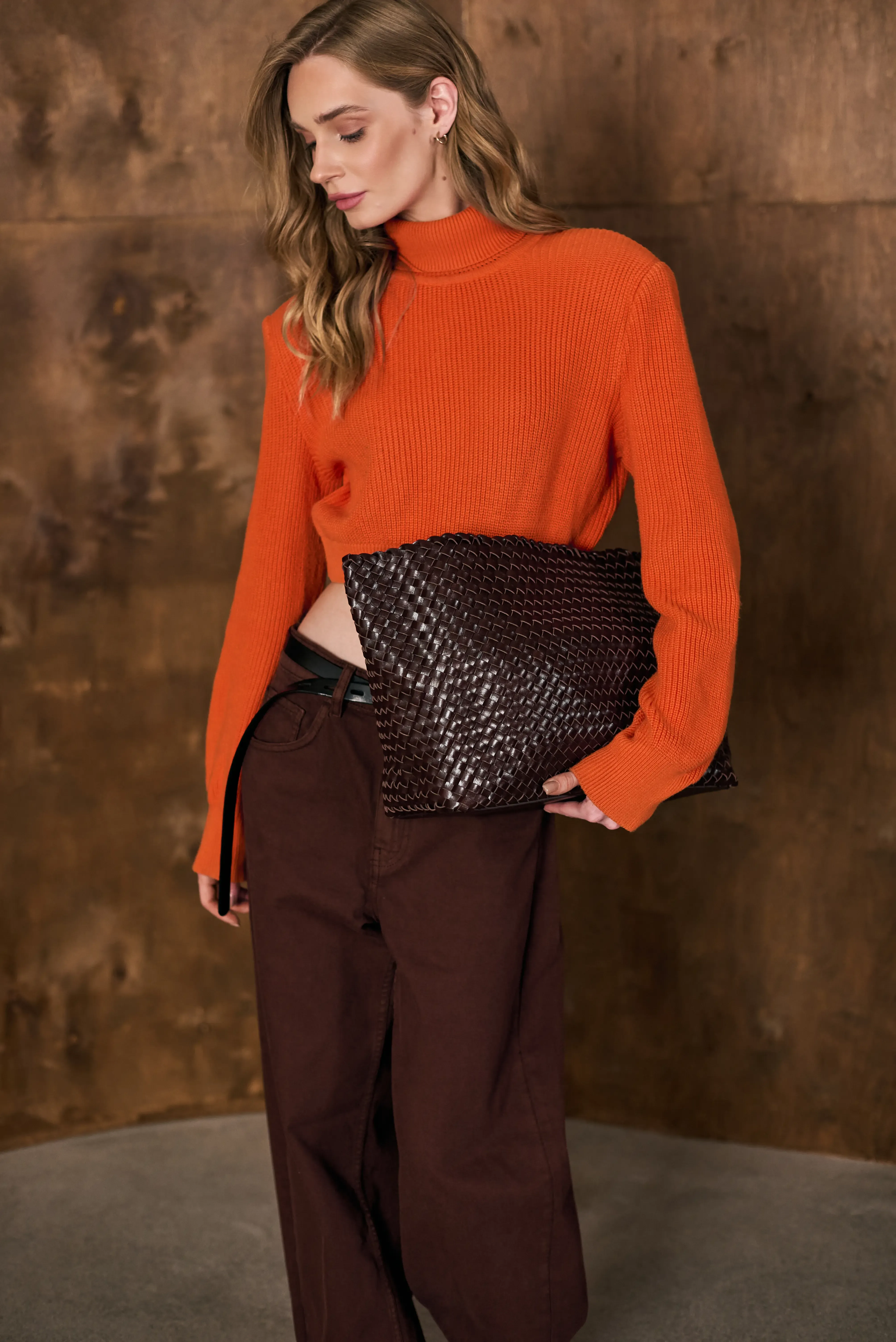 LORENS BAG BROWN