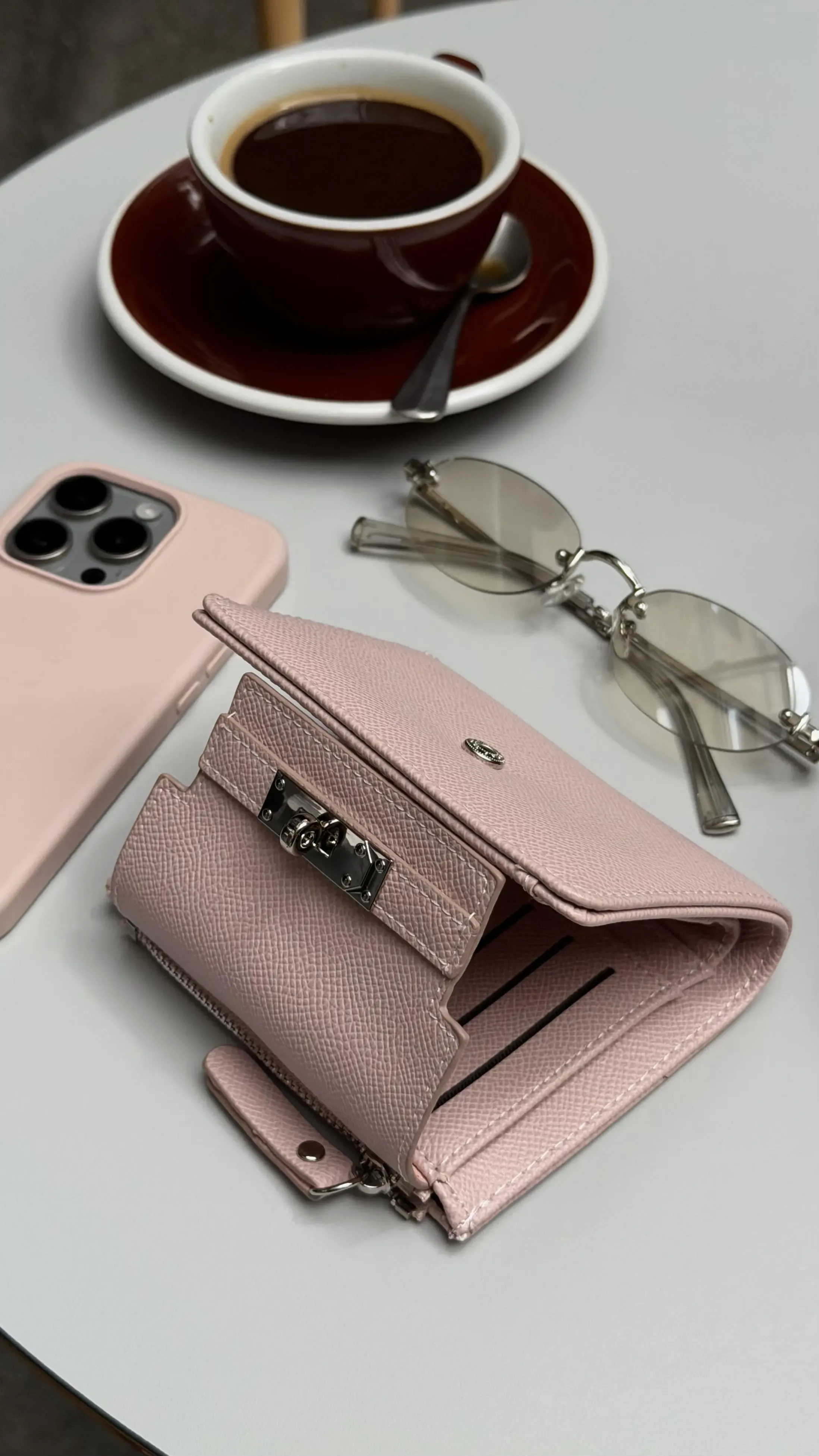 Ami wallet pink